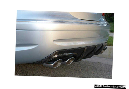2003-2009メルセデスベンツCLKクラスW209 2004用カーボンファイバーリアリップディフューザー  Carbon Fiber Rear Lip Diffuser for 2003-2009 Mercedes-Benz CLK Class W209 2004