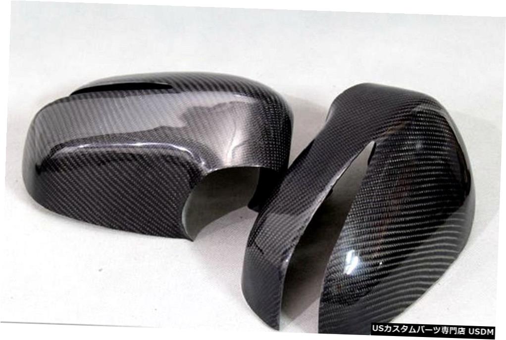 2006- 2010年ホンダシビック第8世代用カーボンファイバーオーバーレイミラーカバー、LEDライト付き  Carbon Fiber Overlay Mirror Covers for 2006-2010 Honda Civic 8th Generation with Led Light