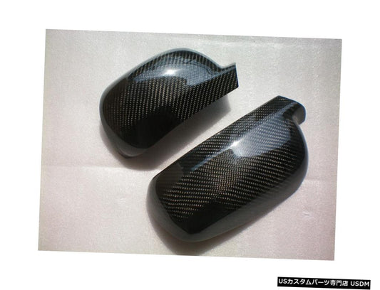 VWゴルフMK4 1998-2003左ハンドルドライブカーボンファイバーサイドミラーカバー  For VW Golf MK4 1998-2003 Left Hand Drive PUT-ON CARBON FIBER Side Mirror Covers