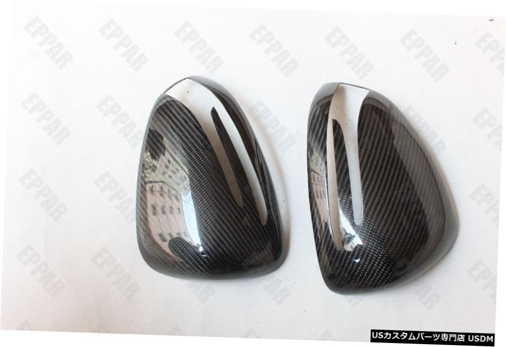 2012-2015メルセデスR172 SLK SLS GT R231 SLのリアルカーボンファイバーオーバーレイミラーカバー  Real Carbon Fiber Overlay Mirror Covers for 2012-2015 Mercedes R172 SLK SLS GT R231 SL