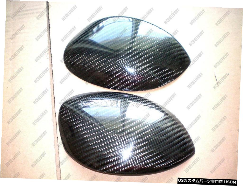 1998-2012プジョー206206cc 1999 2000 2001のカーボンファイバーテープオンミラーカバー  Carbon Fiber Tape-on Mirror Covers for 1998-2012 Peugeot 206 206cc 1999 2000 2001