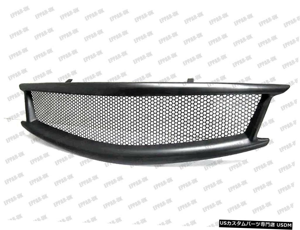 2008-2013インフィニティG37セダンタイプBのブラックグラスファイバーフロントメッシュグリルグリル  Black Fiberglass Front Mesh Grill Grille for 2008-2013 Infiniti G37 Sedan Type B