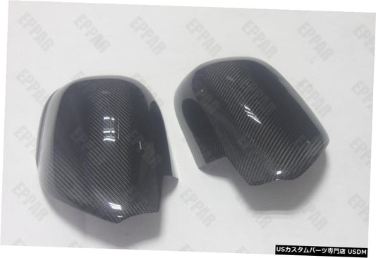 2004-2019トヨタハイエースH200用カーボンファイバーオーバーレイミラーカバー  Carbon Fiber Overlay Mirror Covers for 2004-2019 Toyota Hiace H200